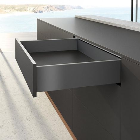 Profilo Avantech You L.500 x H.139 mm HETTICH Set antracite - 9255338