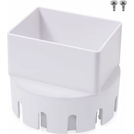 Fallrohradapter, Kunststoff-Fallrohradapter für Dachrinnenfallrohre (Geeignet für 7,6 x 10,2 cm Entwässerung) (1/5)