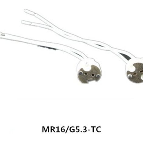 Fourniture de douilles céramiques MR16, d'interrupteurs et d'accessoires pour lampes LED (offre spéciale). Douille G4. (1/5)