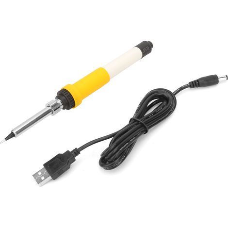 Fer à souder électrique portable USB 60W DC12V pour réparation PCB SMD et projets DIY (1/5)