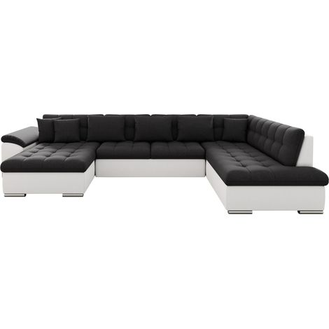 Sofá rinconero Comfivo Gemma II, Soft 017 + Soul 20, Función de descanso, 348x205x76cm, 0