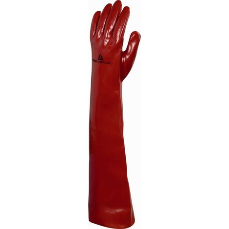 HANDSCHUHE FÜR DEN UMGANG MIT PETROLCHEMIKALIEN PVC-ÖLE L60 CM GRÖSSE 10 -PVCC60010 DELTA PLUS T10  T10