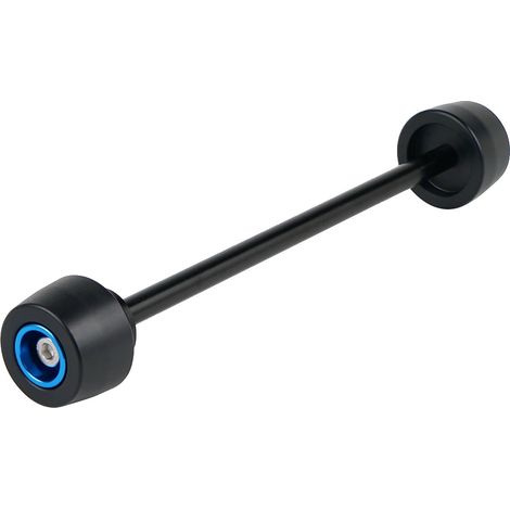 Protezione per forcella in alluminio leggero, compatibile con diversi modelli, colore blu. (1/2)