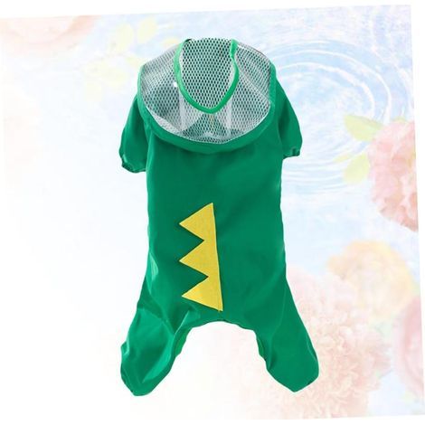 1 imperméable pour chien, imperméable pour animal de compagnie, vert (1/5)