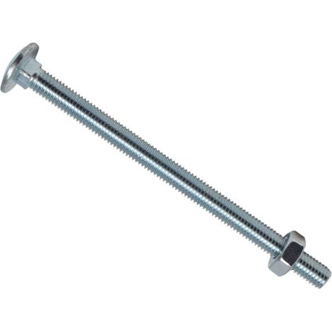 METALMATE Cup Square Hex Bolt & Nut Zp M10 x 200mm Box 5