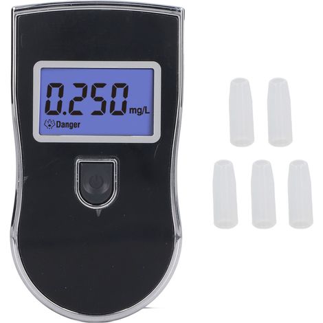 Testeur d'Alcool Professionnel Portable - Détecteur de Conduite Ébrie Écran LCD Bleu Numérique pour Fêtes à Domicile (1/5)