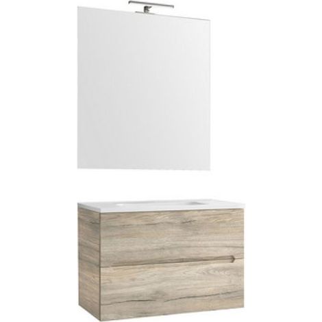 MOBILE SOSPESO LINEA TALIA DA 70 CM Larice Bianco