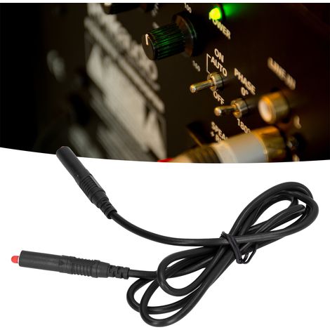 Câble de test J.70020 avec connecteurs banane mâle-mâle de 4 mm, noir, à souder (1/5)