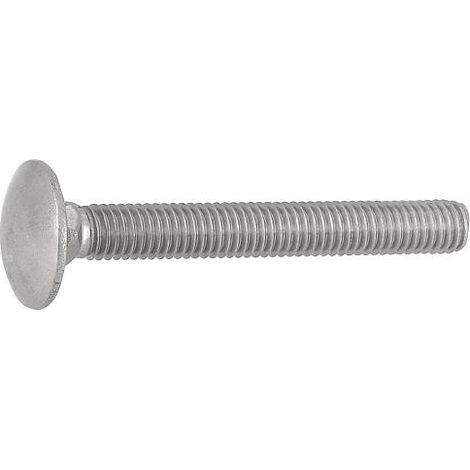 Vis à tête bombée à embase carrée, VG DIN 603 A2 M 6X70/70 conditionnement : 100