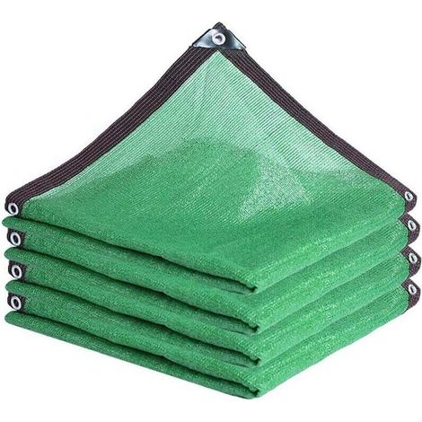 Filet D'ombrage - Toile Ombrage Rectangulaire 3 m x 3 m - Pour Terrasse Serre Jardin Pergola - HDPE Haute Densité - 1 Pièce (1/4)