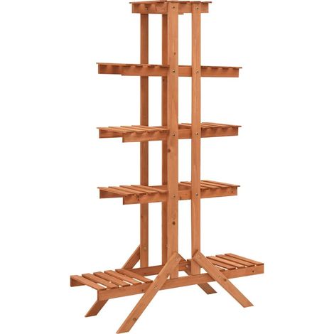 Blumenständer 83x25x132 cm Tannenholz Massiv