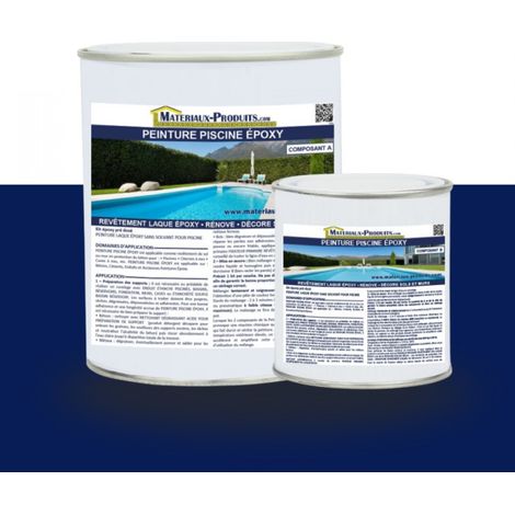 Peinture Piscine Epoxy - 1 Kg Bleu marine - MATPRO (1/6)