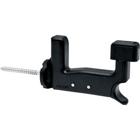 FERMAIMPOSTE IN PLASTICA GRILLO NERO 120 MM