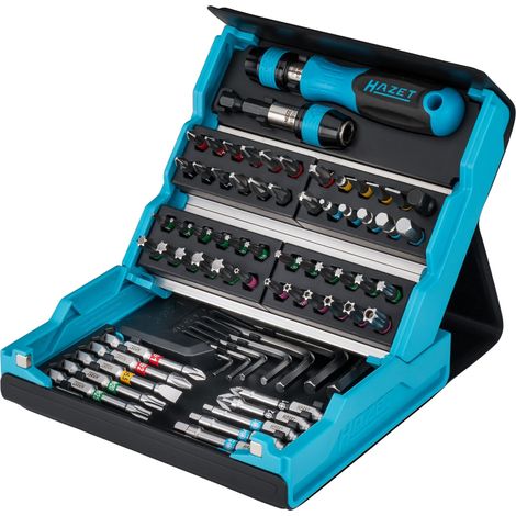 Hazet SmartCase 2200SC-1 Kit inserti 69 parti Brugola interna, Taglio, Croce Phillips, Croce Pozidriv, Profilo a T (1/5)