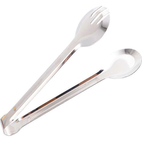Pince de service de cuisine en acier inoxydable, compatible avec les pinces à pain et à usage multifonctionnel. (1/4)
