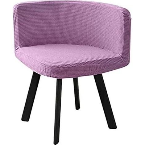 JSSEVN - 2 pcs Housse de Chaise Scandinave Velours, 2 Pieces Bureau Fauteuil Chaise Couverture Extensible Dossier Housse de Chaise Salle a Manger (1/5)