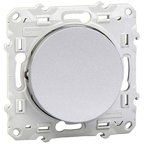 Schneider S530206 Odace Alu Drucktaster - 10 A - schraub (1/4)
