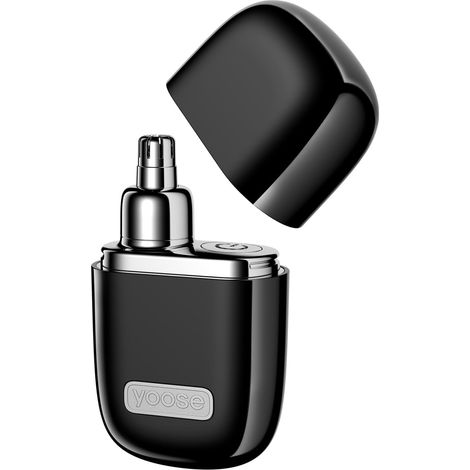 yoose Nose Hair Clippers for Men Alloy Nose Hair Removal Painless IPX Waterproof Nose Hair Trimmer with Super Quiet RPM and Dual Blade Rustproof Rechargeable (1/5)