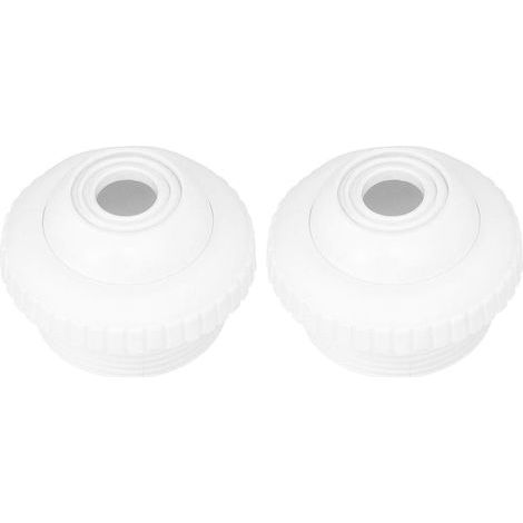 Lot 2 buses massage piscine – jet retour 1.5" – filetage mâle rotatif – durable – SPA