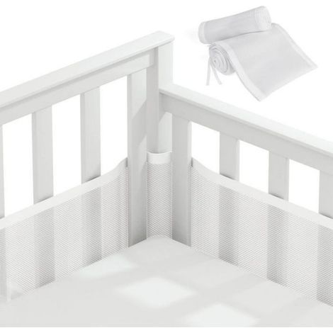 Matratzenschoner – Atmungsaktives Netzgewebe – Für Kinderbetten und Babybetten – 340 x 30 cm und 160 x 30 cm – 2er-Pack (1/5)
