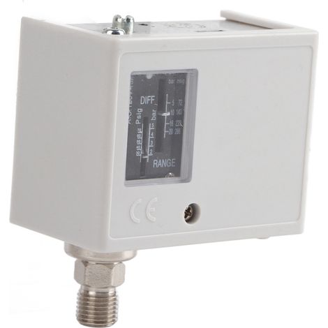 Ensemble de pressostat 20 kg, noyau en cuivre, IP40, pour sèche-linge, chaudière, refroidisseur d'eau, AC125V/AC250V, connecteur 1/4". (1/5)