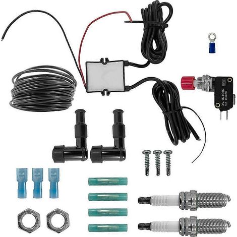 Kit de commande double lance-flammes pour échappement de voiture, camion et moto, BFTKAFK-Dual