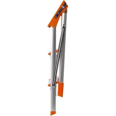 Taburete aluminio GIERRE 2 peldaños + plataforma  BA310