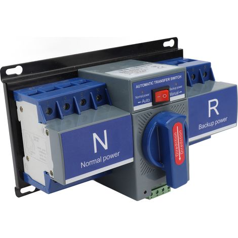 Automatischer zweiphasiger 400V AC-Umschalter, Überlastschutz, PC-Gehäuse, Backup-Schalter für die Bank, duale Stromversorgung. (1/5)