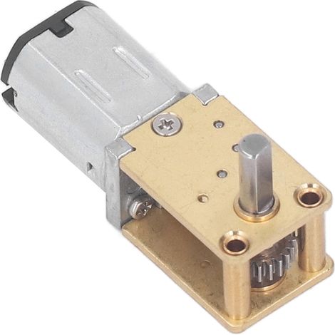 Moteur à engrenage à vis sans fin turbo, micro-balais, arbre unique, CC 3 V, mini-réduction, siège fixe, 30 tr/min (1/5)