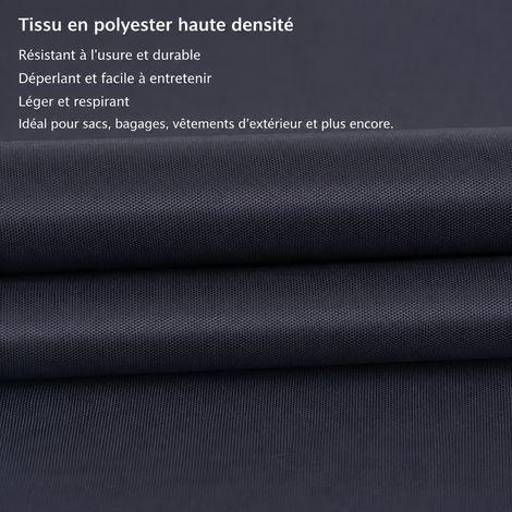 Housse de protection extérieure en tissu Oxford noir pour mobilier et chaises de jardin noir réf 1835 25 × 20 × 3 cm 500 g – Livraison gratuite