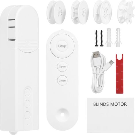 Motorized blinds with motor, Wi-Fi control, smart chain, control app, timer and remote control. (1/5)