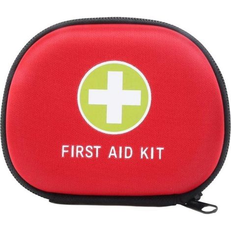 Erste-Hilfe-Tasche EVA Mini Hard Case Rot für Camping & Outdoor