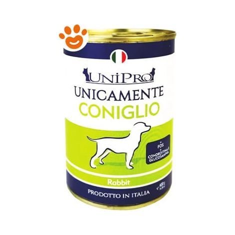 Unipro Dog Unicamente Adult Coniglio - Lattina 400 Gr -