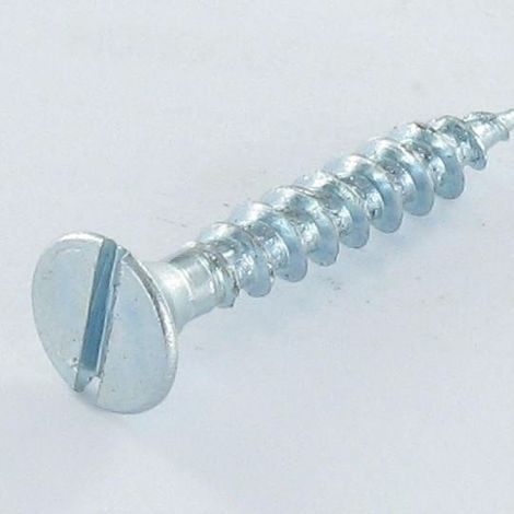 VBA Vis bois agglo Tête fraisée Fendue 6X70 F.T Acier zingué-1 pièce