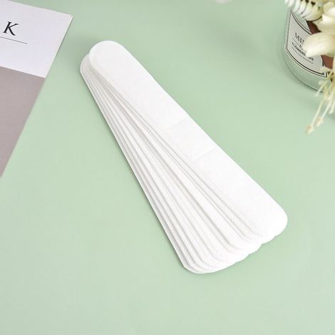 100 protège-cols autocollants absorbant la transpiration, patchs ultra-fins et jetables pour chemises et casquettes. Matière douce pour la peau et confortable. Absorption rapide de la transpiration.