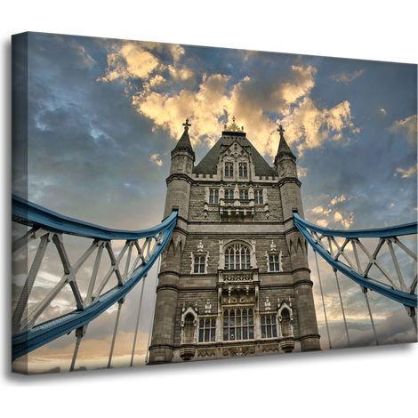 Lienzo impreso Arquitectura Puente de Inglaterra 70x50 cm