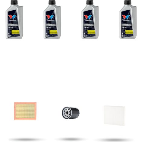 Kit tagliando 3 FILTRI e 4L OLIO compatibile con Toyota Yaris III (XP13) 1.5 Hybrid 74kw Dal 2012 (1/5)