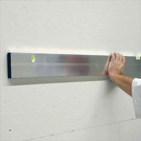 alfer Combitech Richtlatte mit Libelle 180 cm Messwerkzeug (1/2)