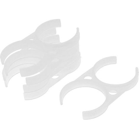 Support pince à double clip 54 mm diamètre, 5 pièces pour réservoir filtre eau RO (1/3)