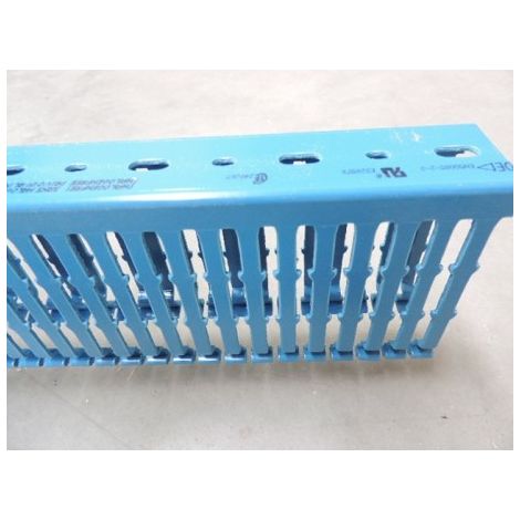 Goulotte de câblage 40x100mm bleu (au mètre) avec couvercle CD-HF 40X100 BU PHOENIX CONTACT 3240593 (1/2)