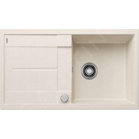 Evier Blanco Metra 5S Silgranit - BLANC SOFT - Vidage : Automatique