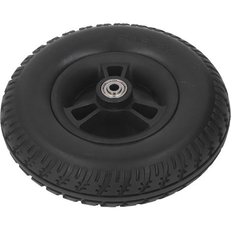 Pneu de fauteuil roulant 8 pouces en PU antidérapant, anti-éclatement, grande capacité de charge, remplacement de roue