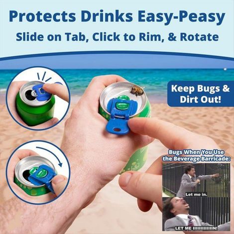 24 Ouvre-Boîtes Manuels, Protecteur de Canette de Bière en Plastique Coloré, Outil D'Ouverture de Bague Supérieure Anti-Fuite pour (1/5)