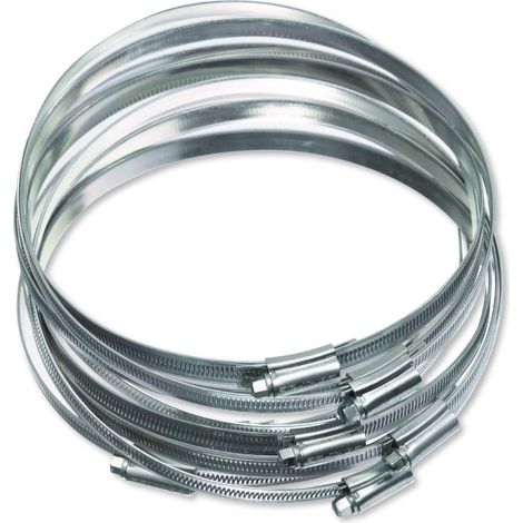 Eclipse Professional Tools ECW1-8 W1, confezione da 10 fascette stringitubo a vite senza fine in acciaio dolce da 150-180 mm (5 ⅞" - 7 ⅛") (1/4)