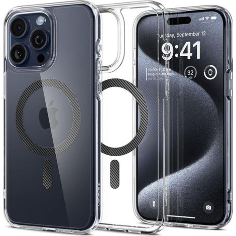 Ultra Hybrid Mag Case mit MagSafe für iPhone 15 Pro, Grau (1/5)