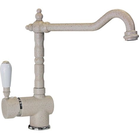 Miscelatore cucina Plados monocomando MIXOLD"Old Fashion" con canna girevole e leva laterale - Bronzo antico (1/4)
