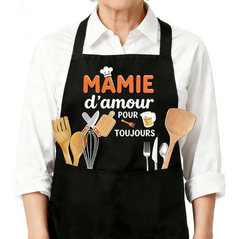 Tablier De Cuisine Femme Homme,Réglable Tablier Avec Poche Pour Jardinage Peinture Barbecue (1/5)