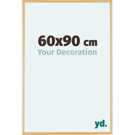 yd. - Cadre photo 60x90 - Or Vintage - Aluminium - Kent