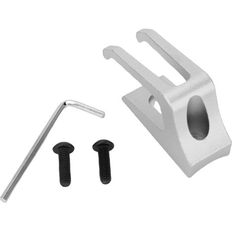 Crochet suspension alliage aluminium argenté pour trottinettes M365 1S PRO (1/5)