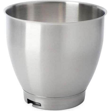 Kenwood Mixing Bowl, Stainless Steel Bowl Chef Elite Food Processor Accessories 6,7 Liter Silver (1/2)
